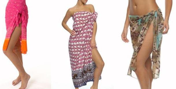 Парео Marine Blare в уникальном двойном принте купить со скидкой в секс шопе  Женское белье, одежда  Пляжная одежда