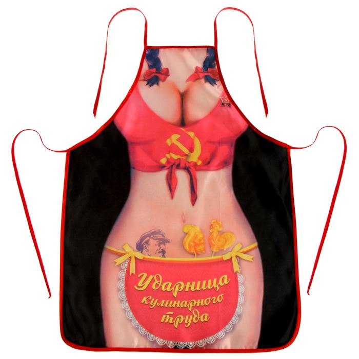 Платье-фартучек купить со скидкой в секс шопе  Женское белье, одежда  Платья