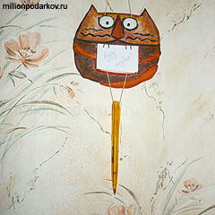 толстый кот из солёного теста