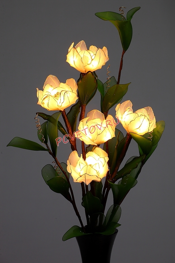 Светильники из цветов ручной работы фото