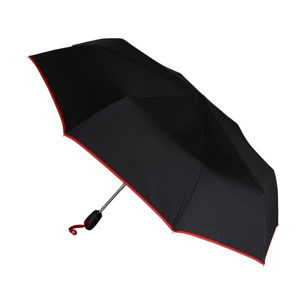 Зонт складной. Зонт складной арт. 5455-Black. Зонт автомат складной Umbrella. Зонт SL черный с красной каймой. Зонт складной автоматический Ford.