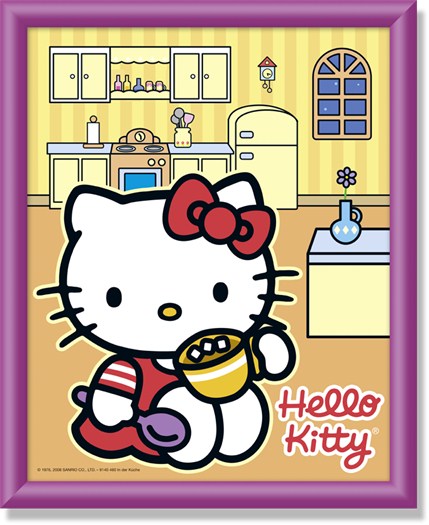 Картина по номерам hello kitty