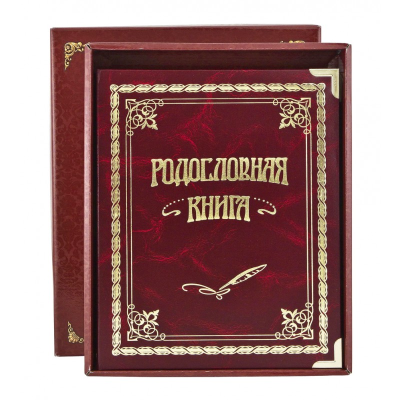 Родословная книга Классическая (иск.кожа) в карт. коробке арт. РК-01 - фото