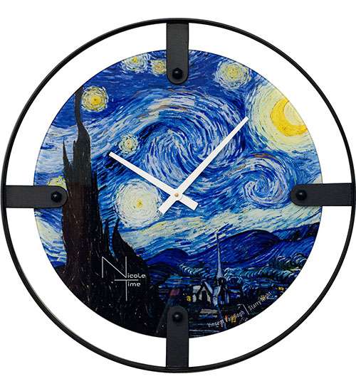 Часы настенные VAN GOGH STARRY NIGHT SLT-05 113-505301 - фото