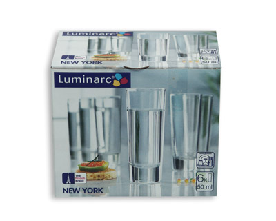 Набор стопок LUMINARC New York 6шт 50мл, арт.H5018/0 KSPT-Ж5729 - фото