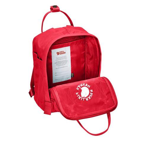 Рюкзак Fjallraven Re-Kanken Mini, красный, 20х13х29 см, 7 л KSZ-F23549-320 - фото