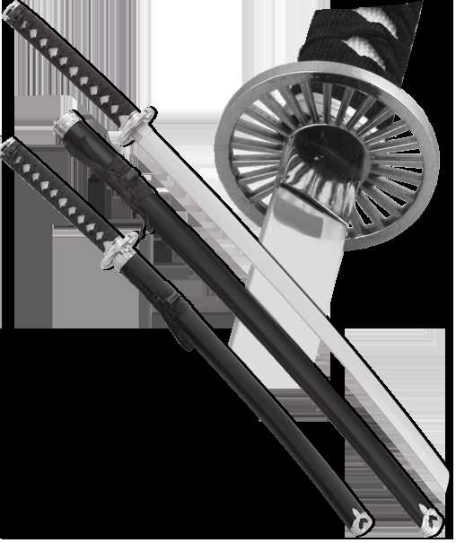 Набор самурайских мечей, 2 шт. (сувенирный) L1=102, L2=78см Металл, Дерево, Текстиль KSVA-D-50044-KA-WA - фото