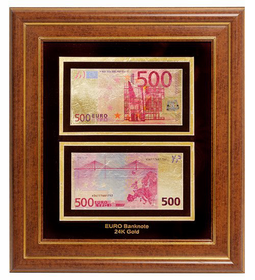 Панно Банкнота 500 EUR (евро) Евросоюз - 2/size HB-004 113-60087 - фото