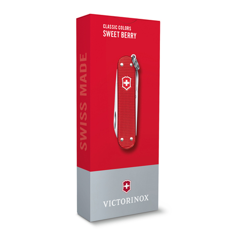 Нож-брелок Victorinox Classic SD Alox Colors, 58 мм, 5 функций, Sweet Berry KSZ-0.6221.201G - фото