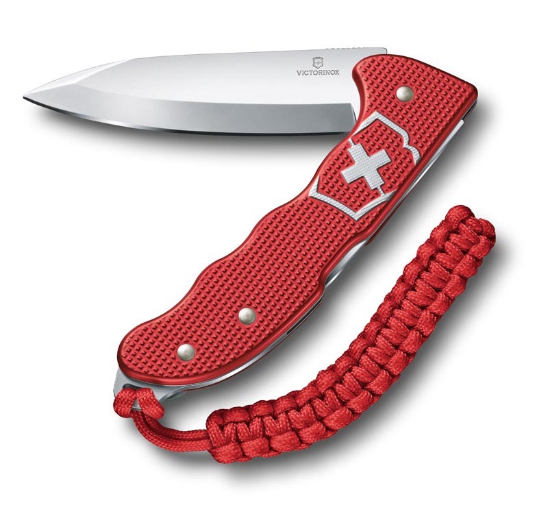 Нож охотника VICTORINOX Hunter Pro Alox 130 мм, 4 функции, с фиксатором лезвия, красный KSL-0.9415.20 - фото