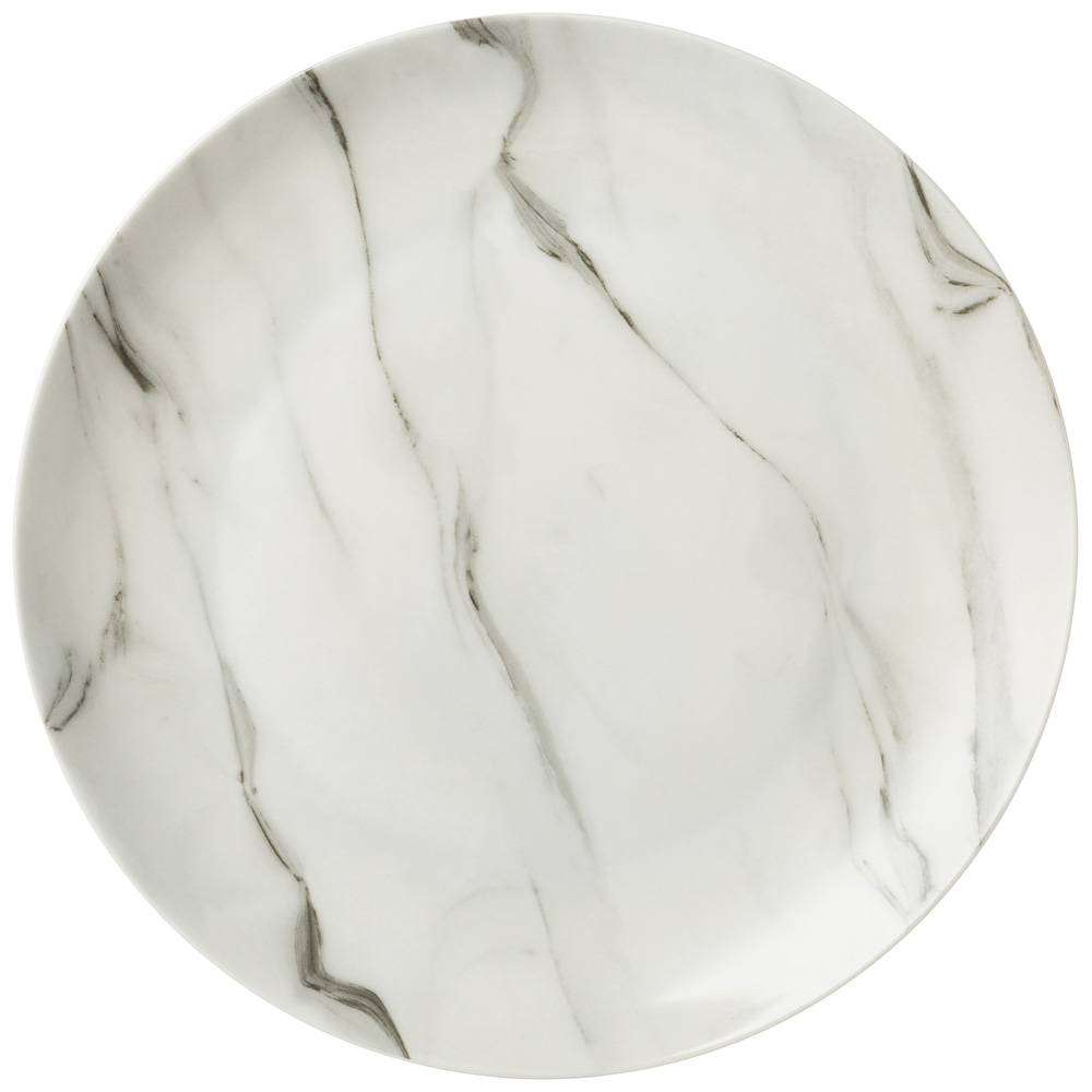 Тарелка обеденная lefard bianco marble 27см KSG-87-264 - фото