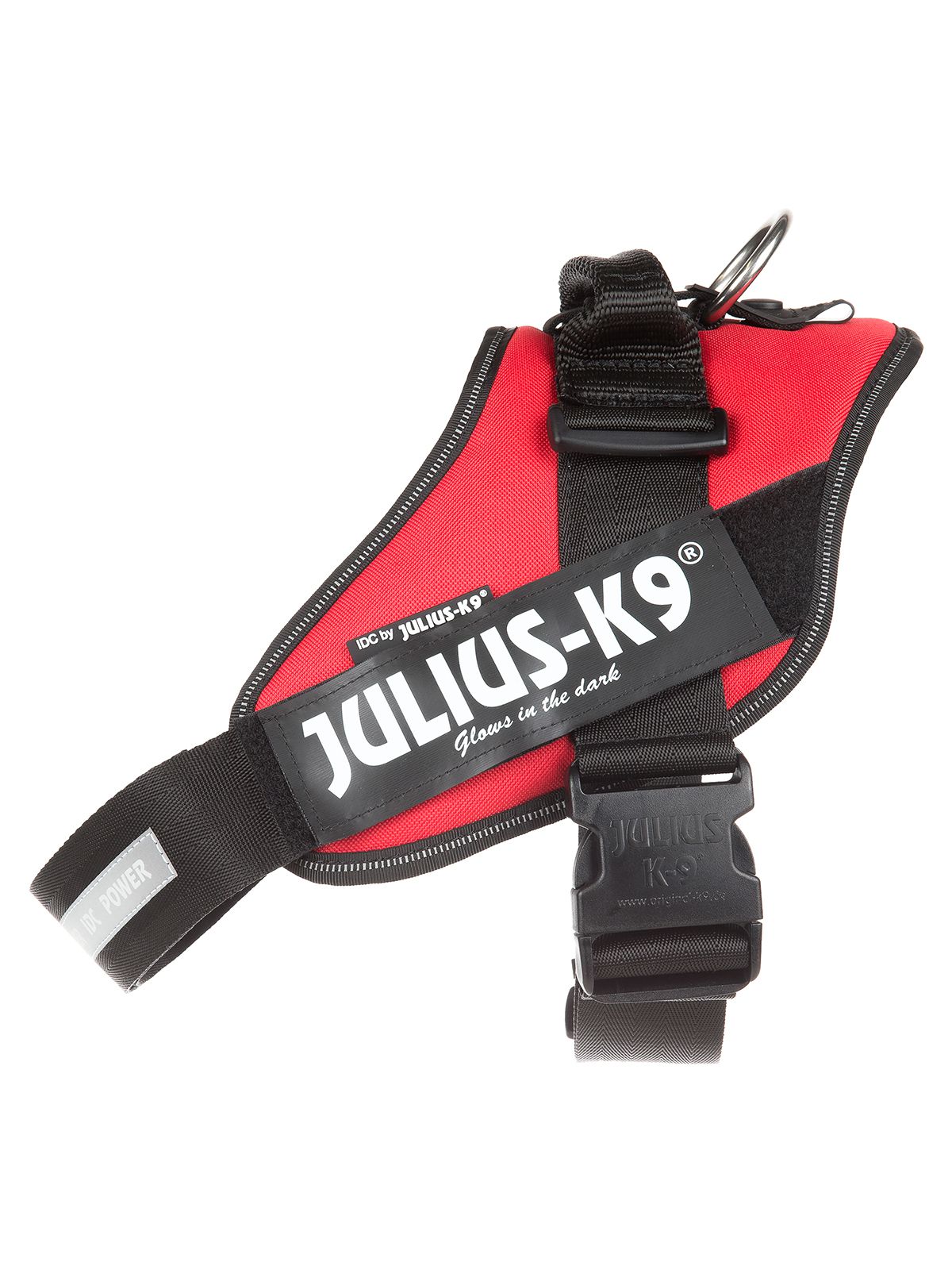 Шлейка для собак IDC®-Powerharness 0 (58-76см/ 14-25кг), красный JULIUS-K9 VLT-616458 - фото