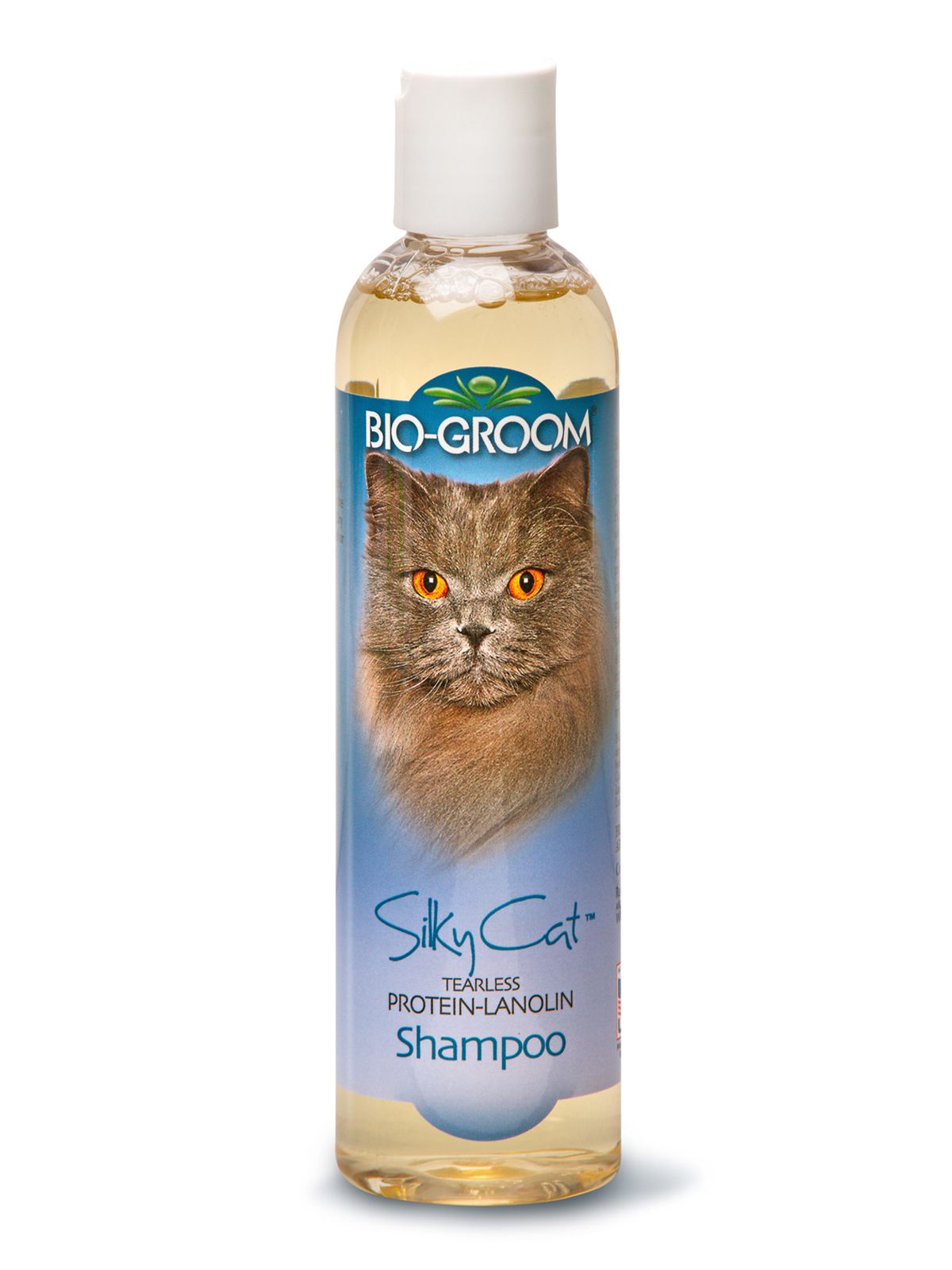 Кондиционирующий Шампунь для кошек с протеином и ланолином 237 мл Bio-Groom Silky Cat Shampoo VLT-20008 - фото