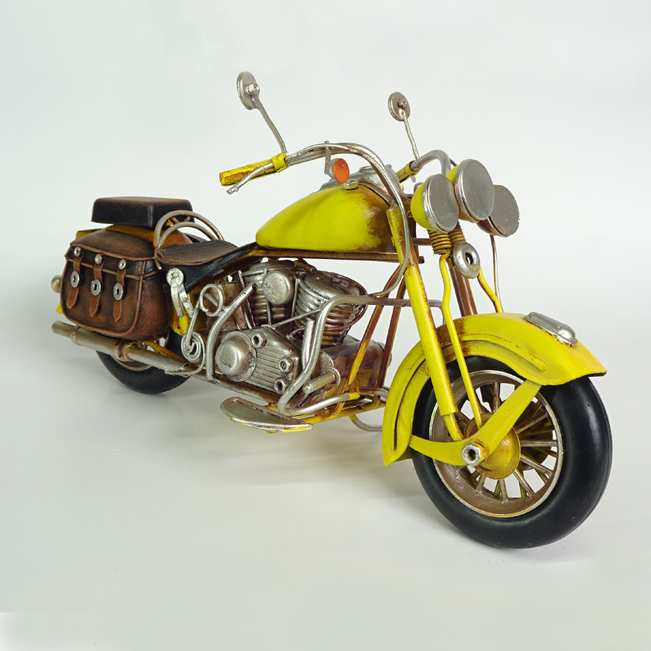 Модель мотоцикла Harley Davidson желтый 28x14х11см KSVA-RD-2004-D-2216 - фото