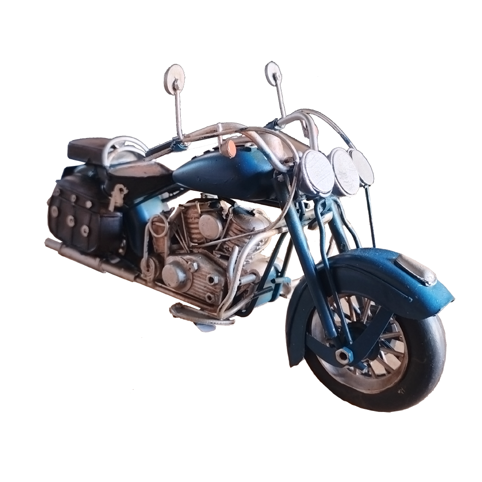 Модель мотоцикла Harley Davidson синий 28x14х11см KSVA-RD-2004-D-2216-BLU - фото