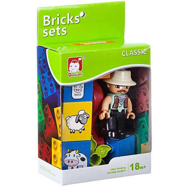 Конструктор Bricks sets Ферма (крупные детали), Box 10x13x5, 5см, 18м+ KSB-Г82975 - фото