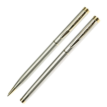 Набор подарочный Pierre Cardin Pen&Pen - Chrome GT, шариковая ручка + ручка-роллер, M KSZ-PC0801BP/RP - фото