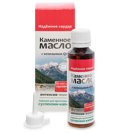 Каменное масло Суспензия - капли с коэнзимом Q10. Надёжное сердце, 3,0 г MED-13/20 113-85262 - фото