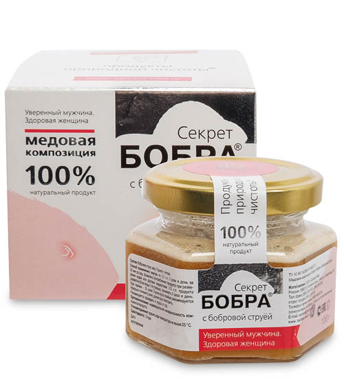 Медовая композиция с бобровой струёй, 100 г MED-06/03 Секрет бобра 113-85045 - фото