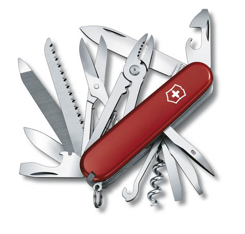 Нож Victorinox Handyman, 91 мм, 24 функции, красный KSZ-1.3773 - фото