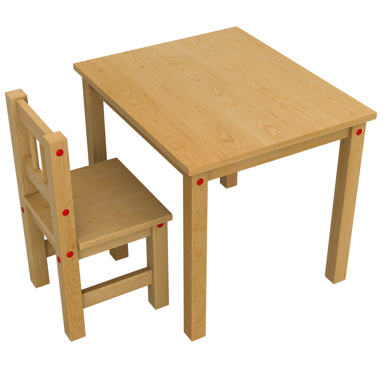 Деревянный стул и стол для детей 1.5 лет