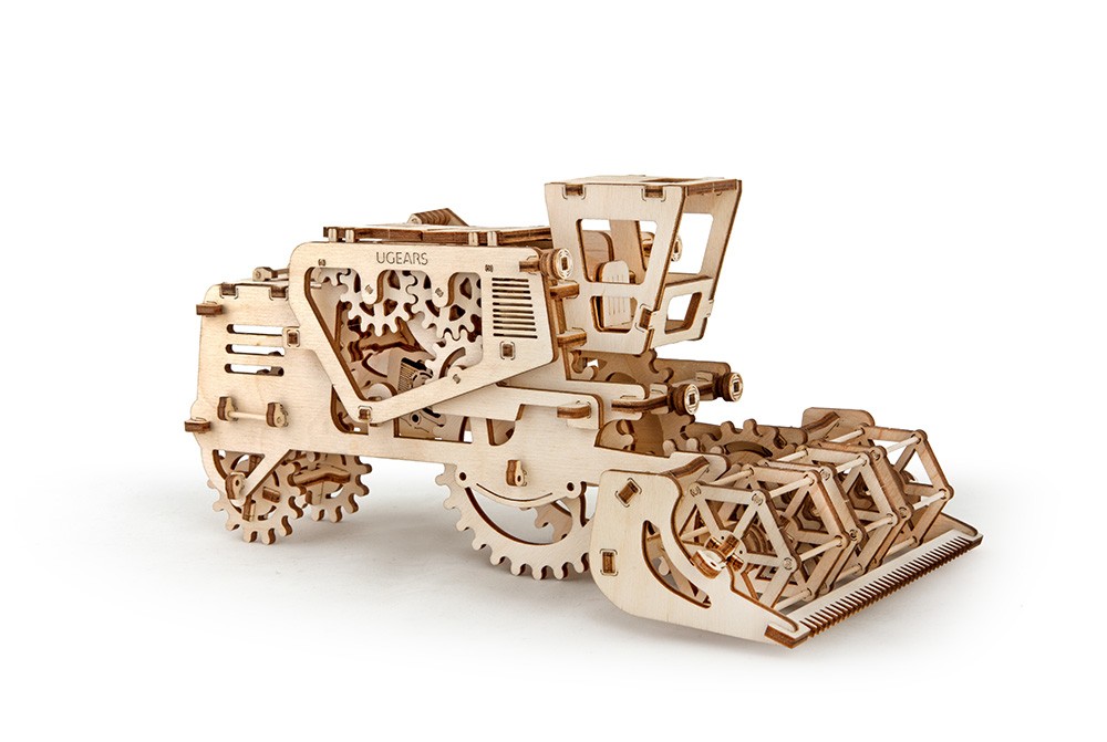 Сборная модель Ugears Комбайн - фото