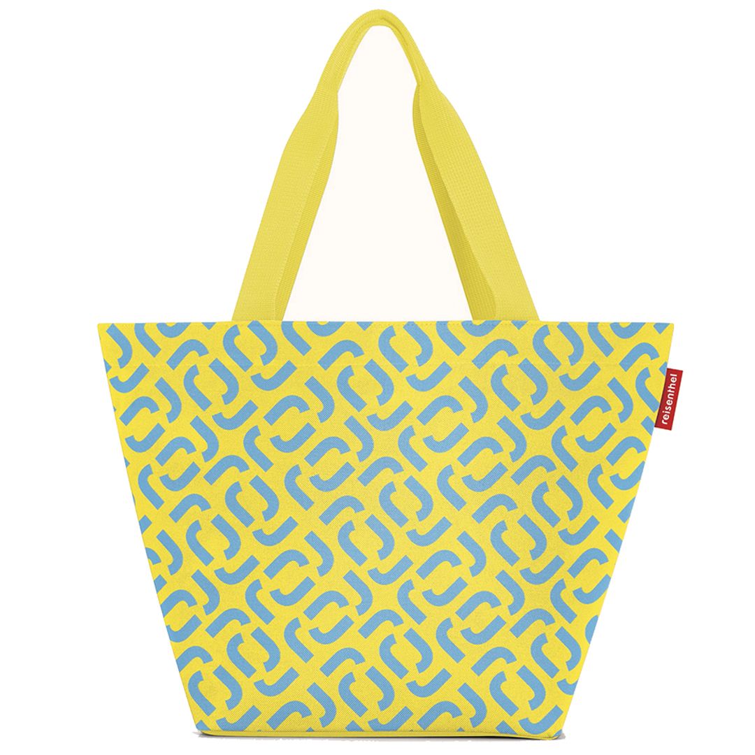 Сумка Shopper M Signature Lemon - фото