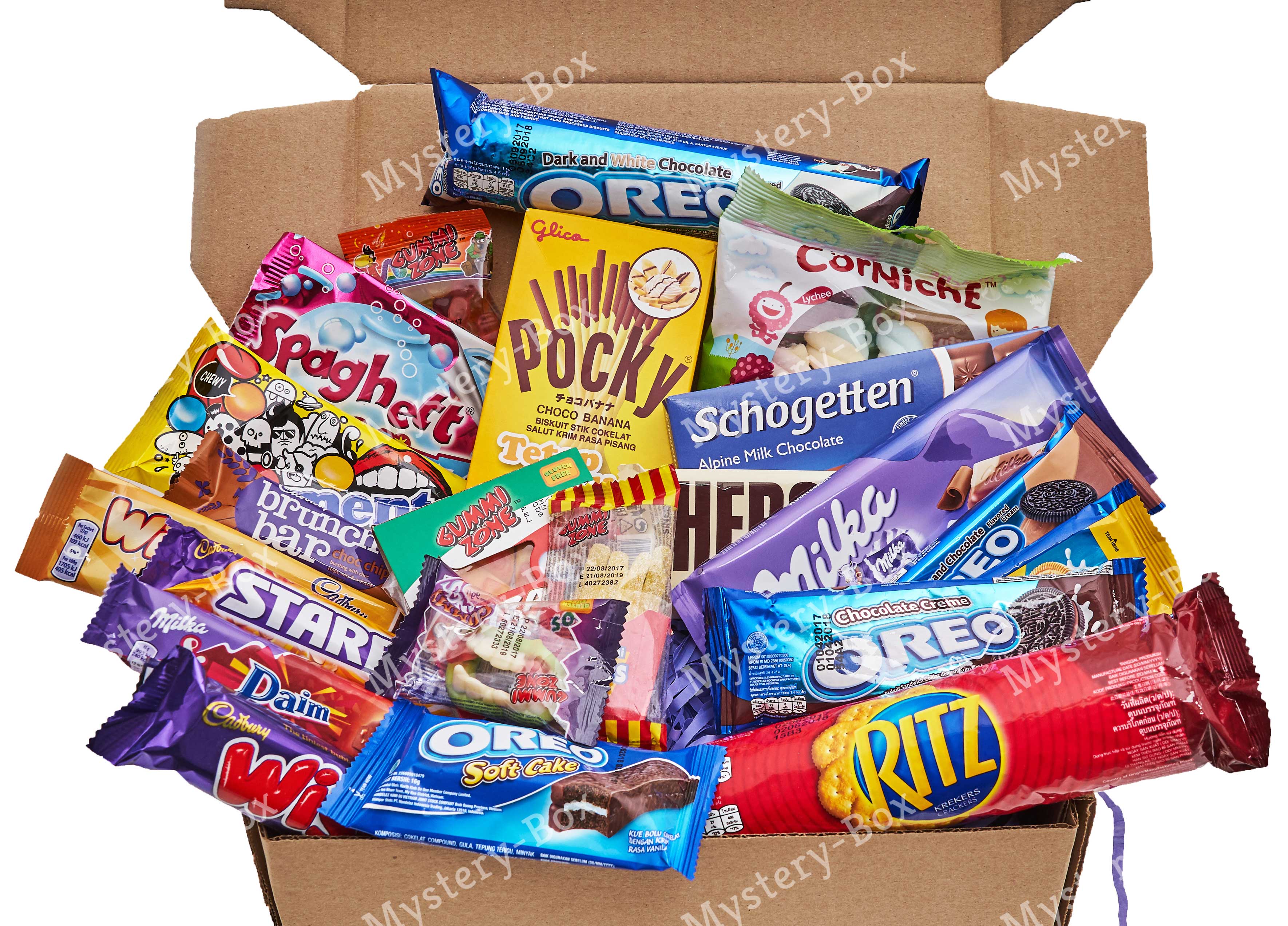 Американские сладости в коробке