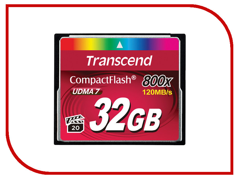 Карта памяти transcend compact flash 64gb