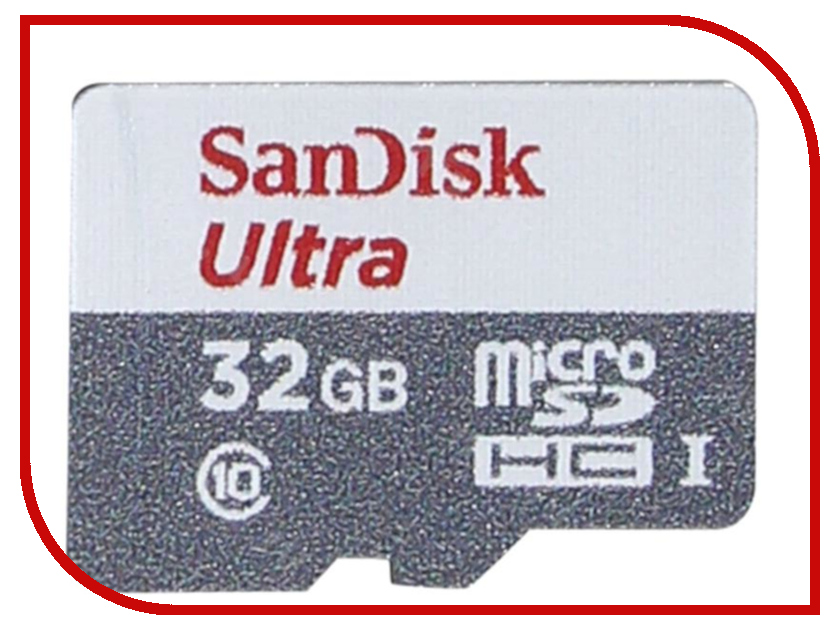 Карта памяти microsdhc sandisk ultra 32gb