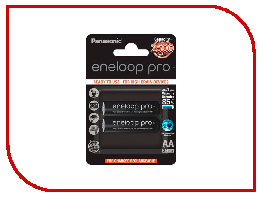 Аккумулятор panasonic eneloop pro aa