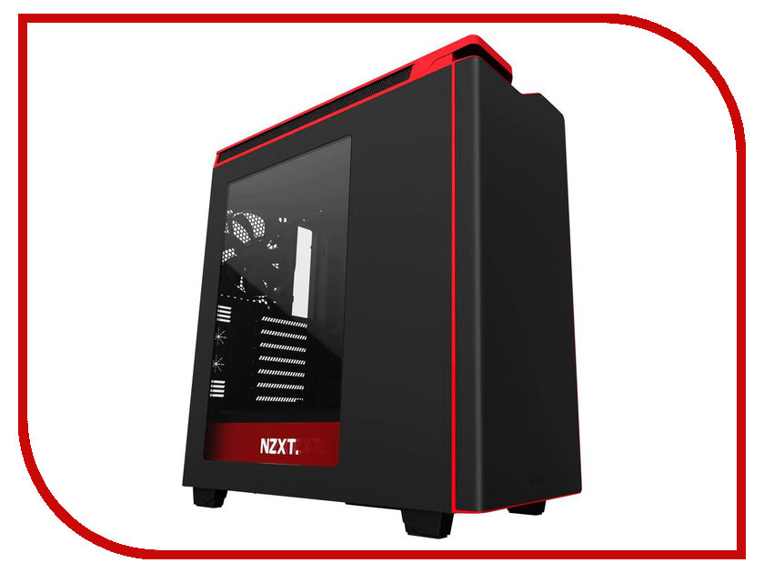 Black red w. NZXT h440. NZXT Red Black. NZXT Mid Tower. Корпус NZXT.