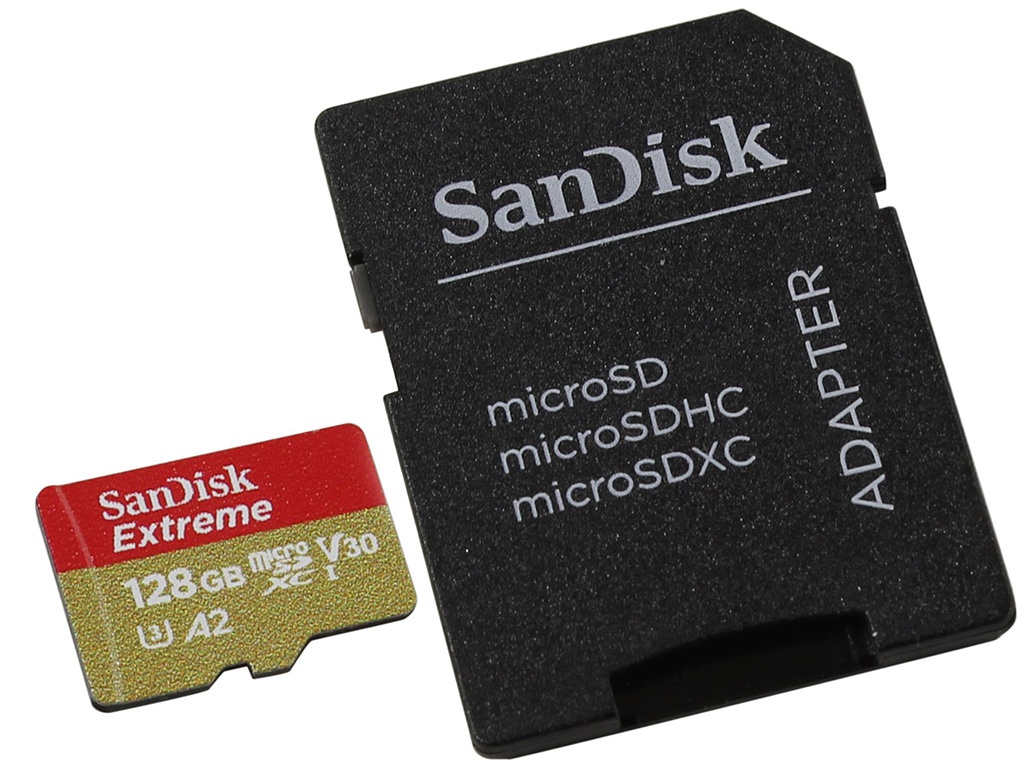 Карта памяти sandisk extreme 128 гб sdsqxa1 128g gn6ma