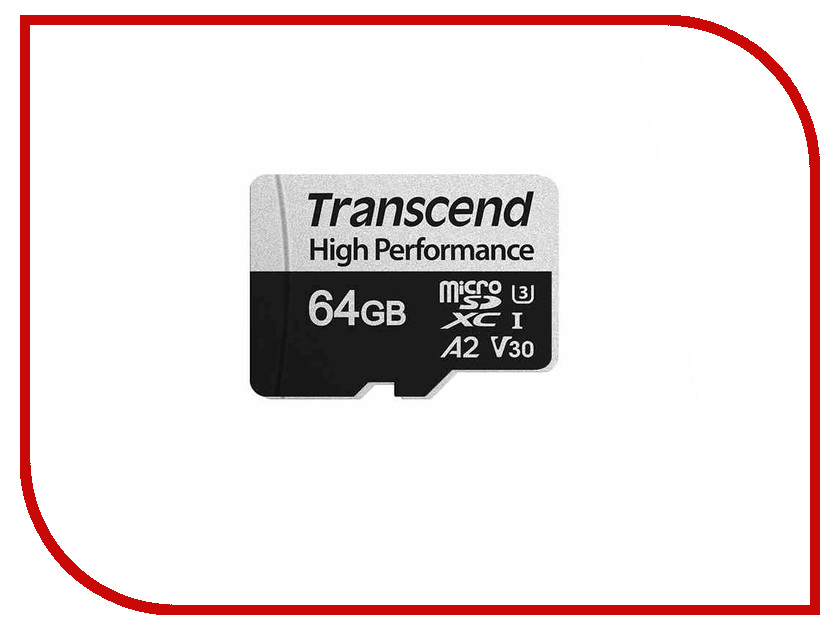 Карта памяти microsdxc uhs i u1 transcend 64 гб