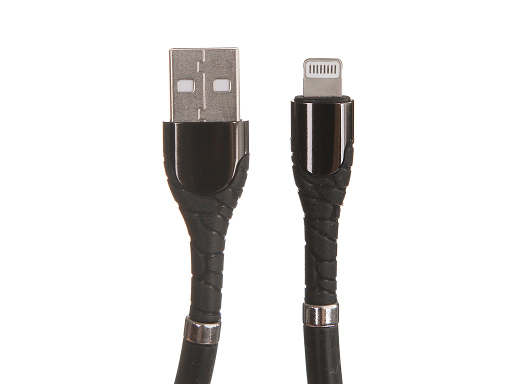 Ld b. LDNIO LD_b4480 ls511/ USB кабель Lightning/ 1m/ 2.4a/ медь: 86 жил/ магнитная Оплетка/ Black. Кабель Onext Lightning Black.