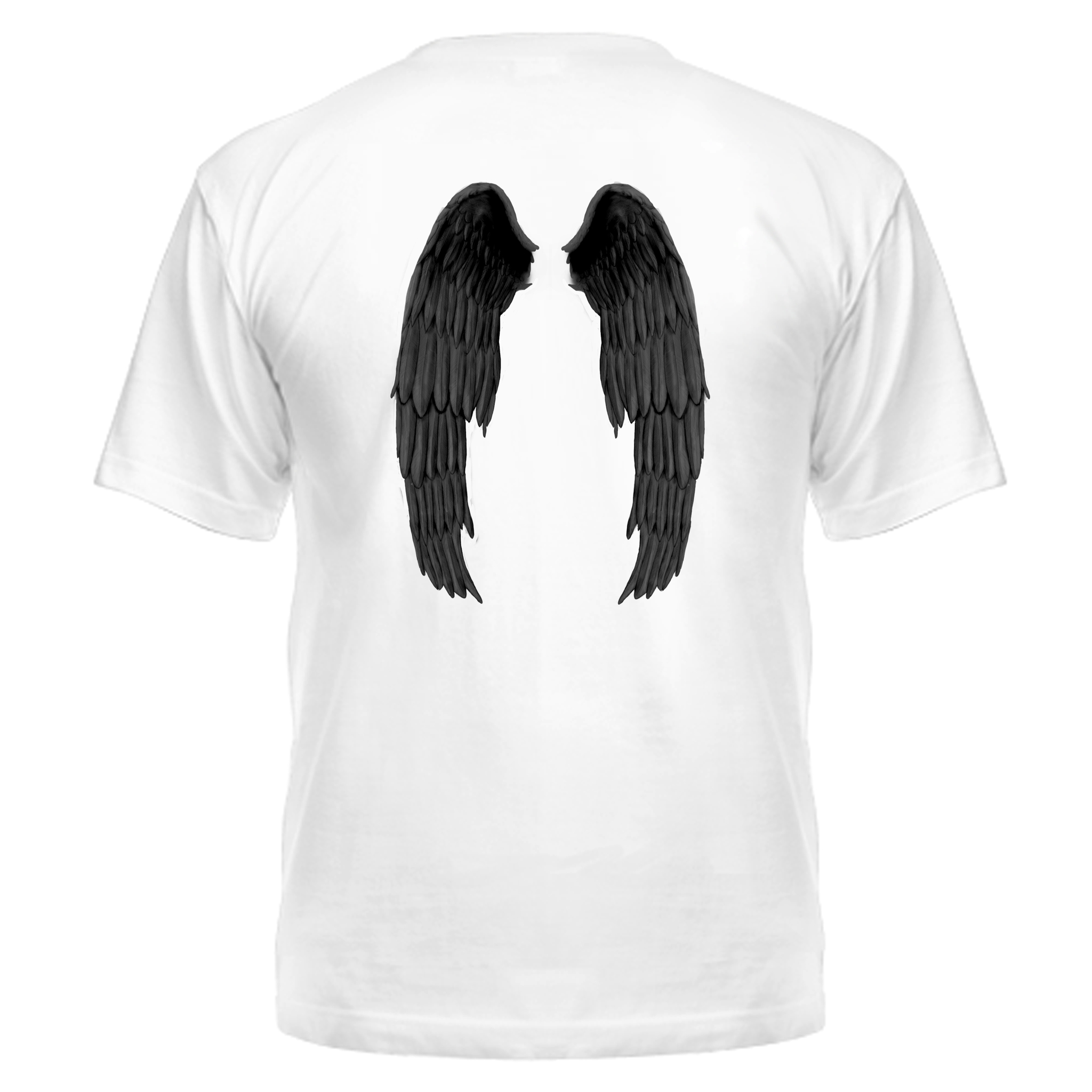 Крылья на футболке