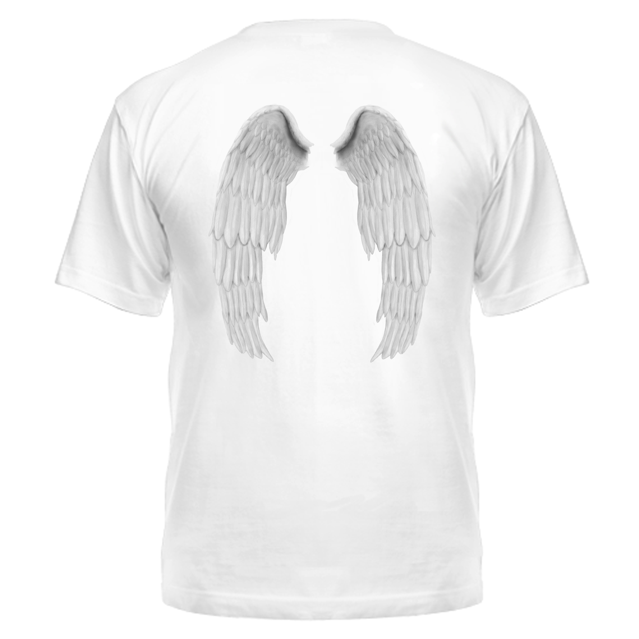 Крылья на футболке