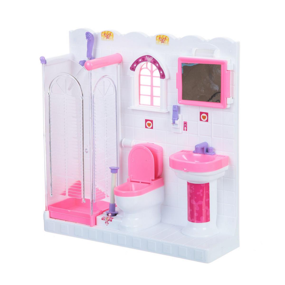 набор мебели для кукол ванная комната